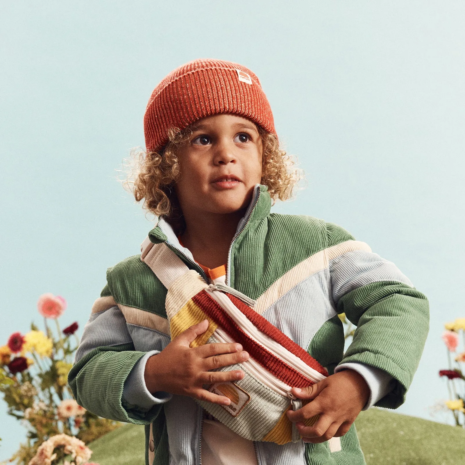 Rad Kid Beanie And Sock Twin Pack Bundle - Cherry