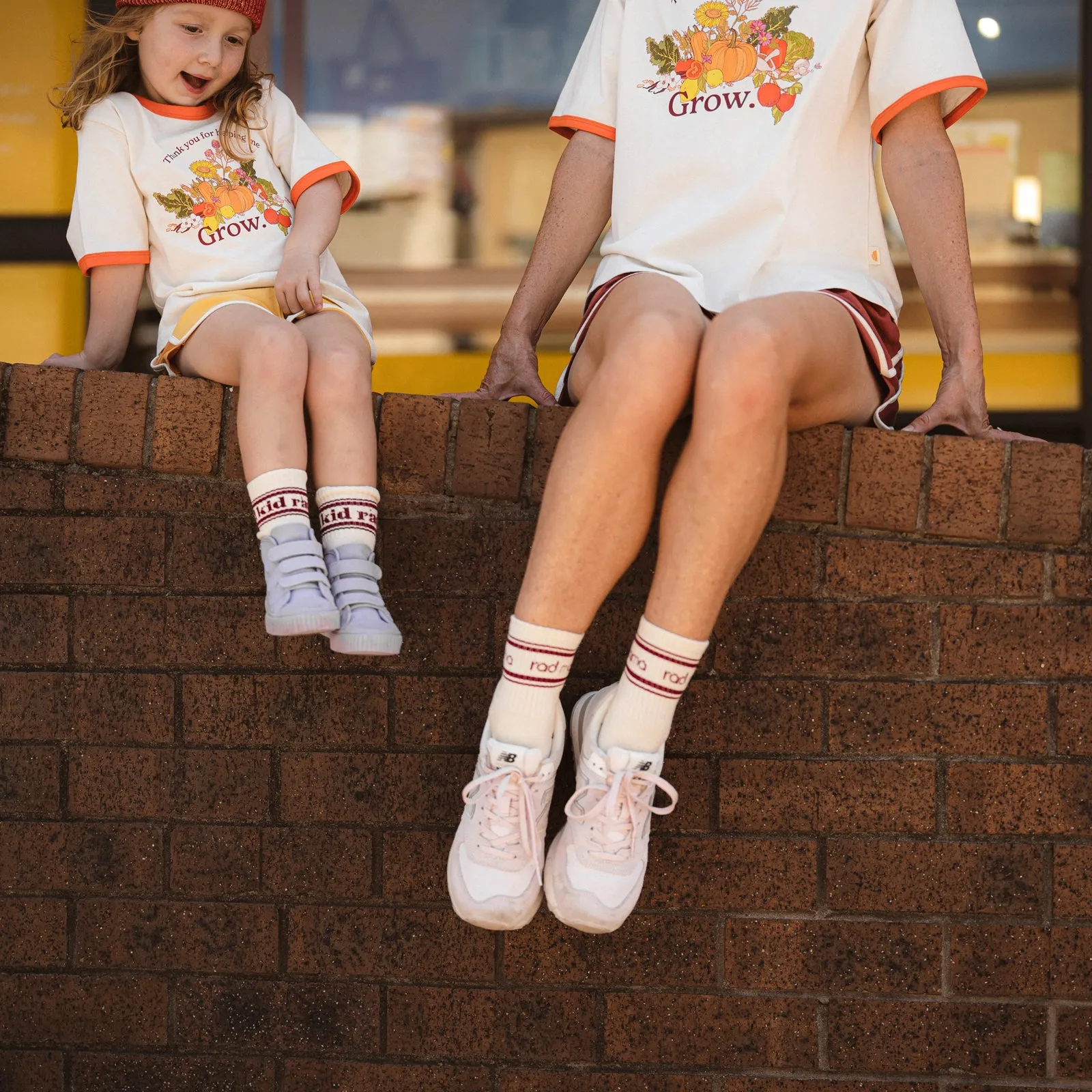 Rad Kid Beanie And Sock Twin Pack Bundle - Cherry