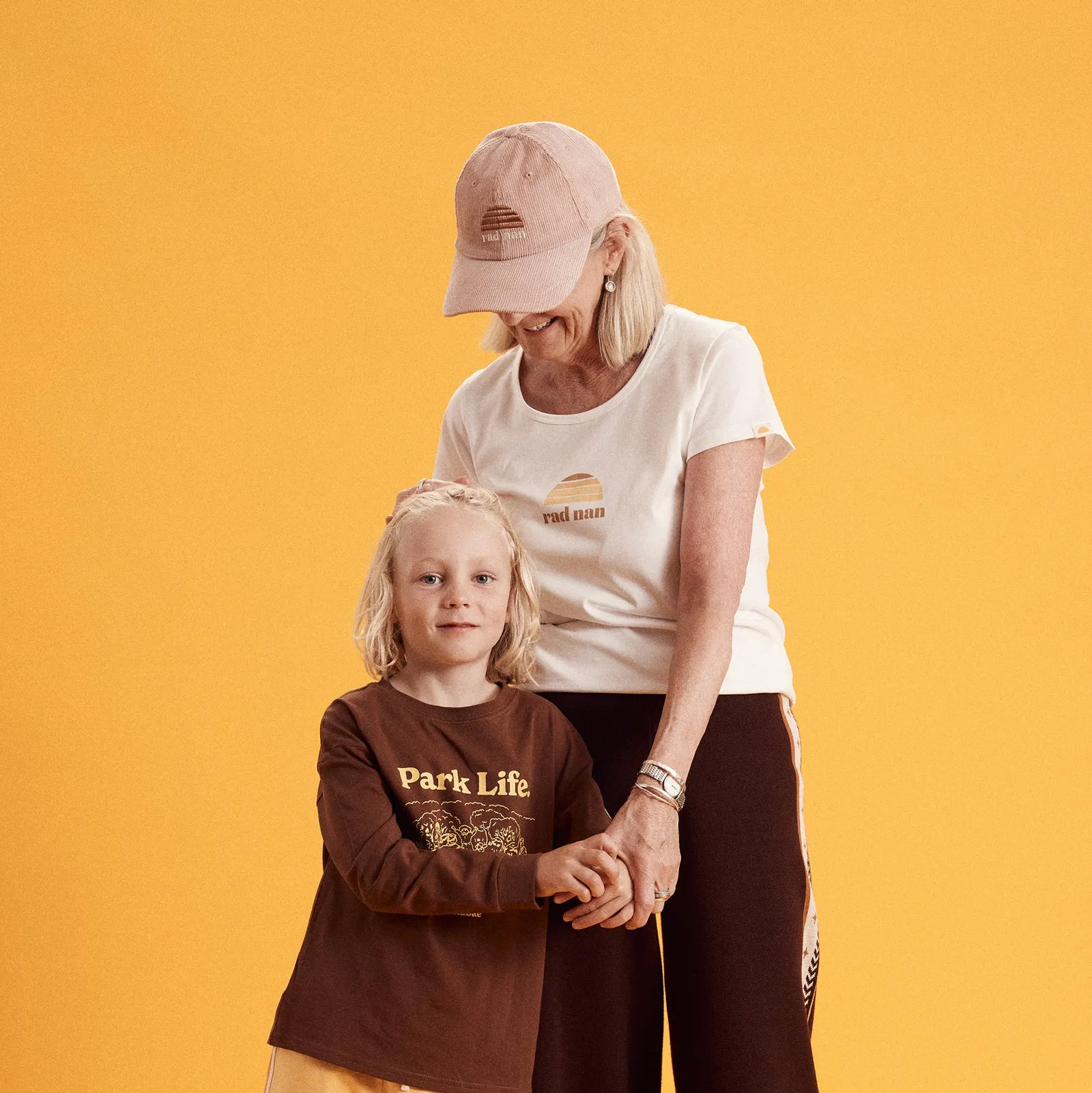 Rad Mama, Rad Nan and Rad Kid Cap Bundle - Mauve