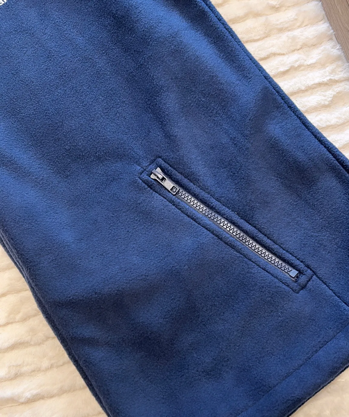 Rainbow Navy Fleece