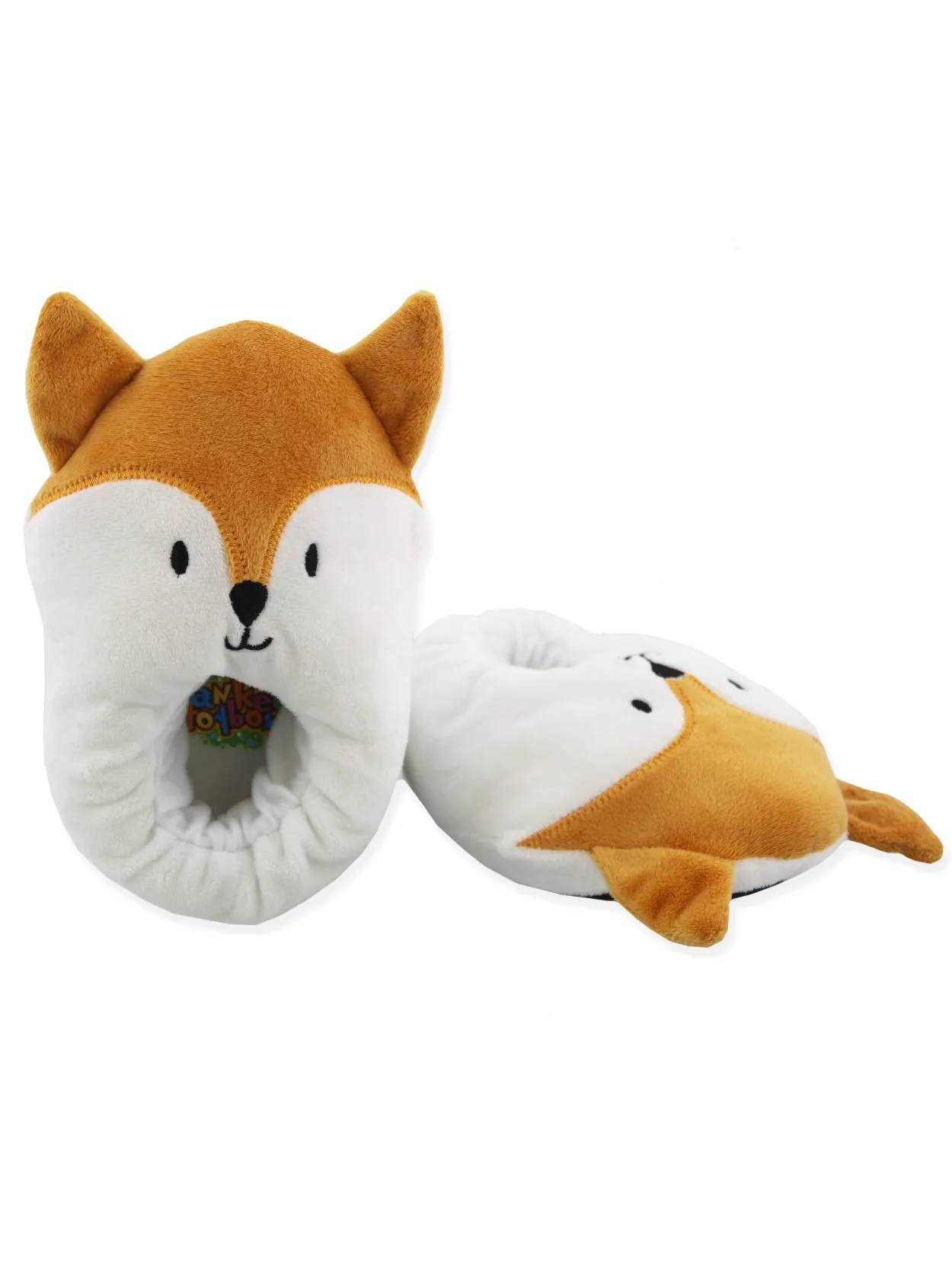 Red Fox Plush Slippers