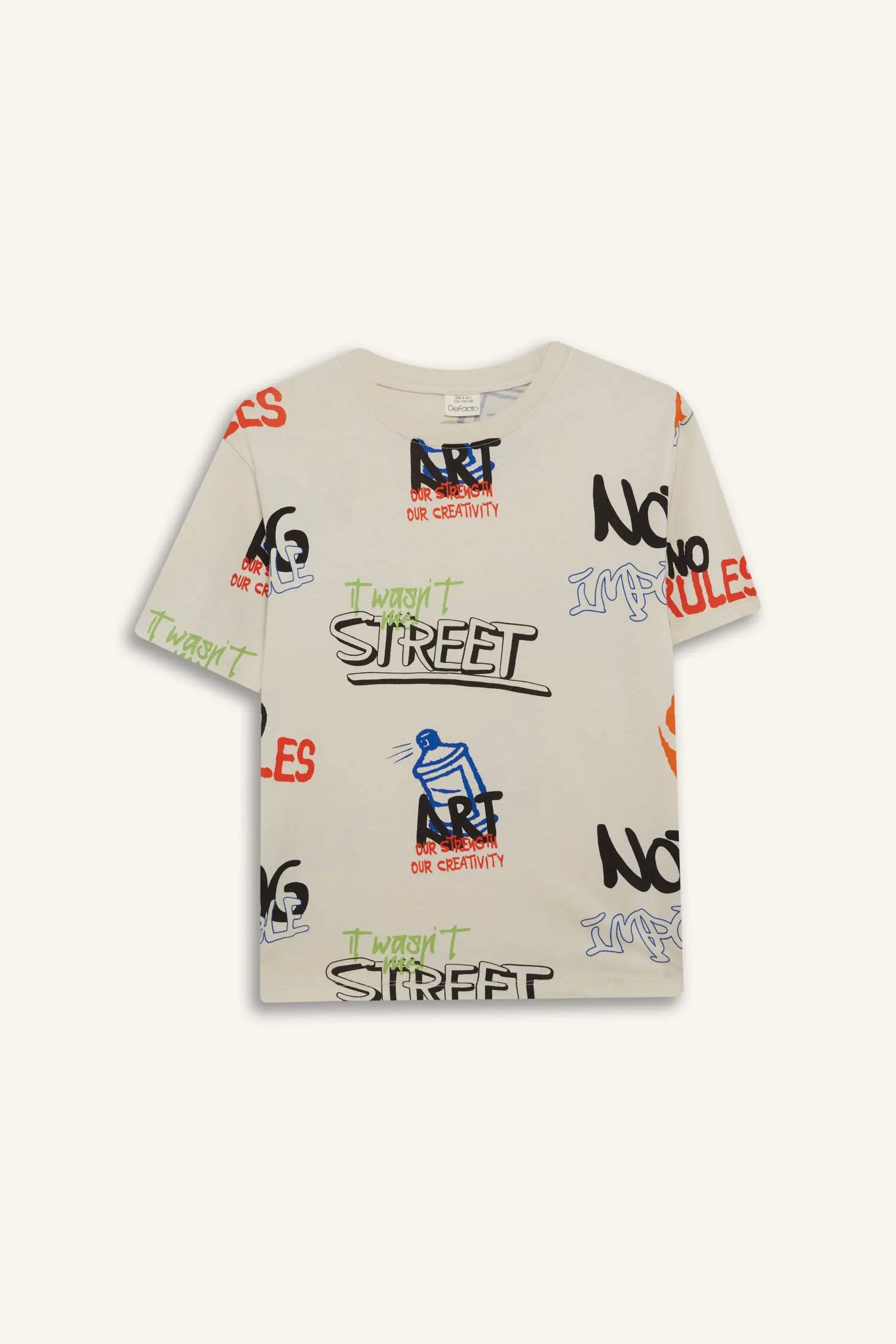 Regular Fit Printed Short Sleeve T-Shirt