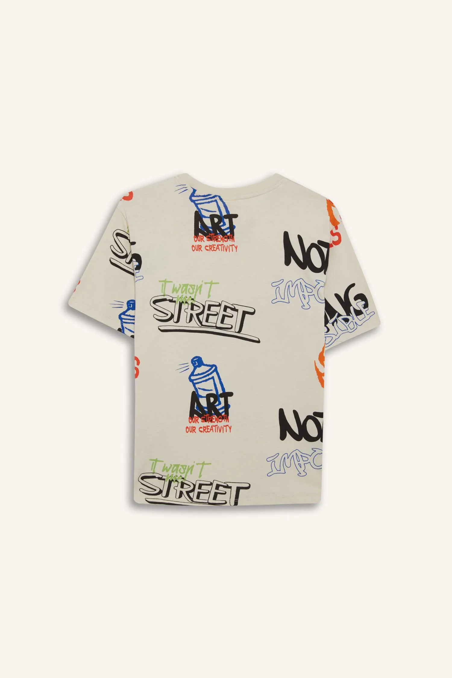 Regular Fit Printed Short Sleeve T-Shirt