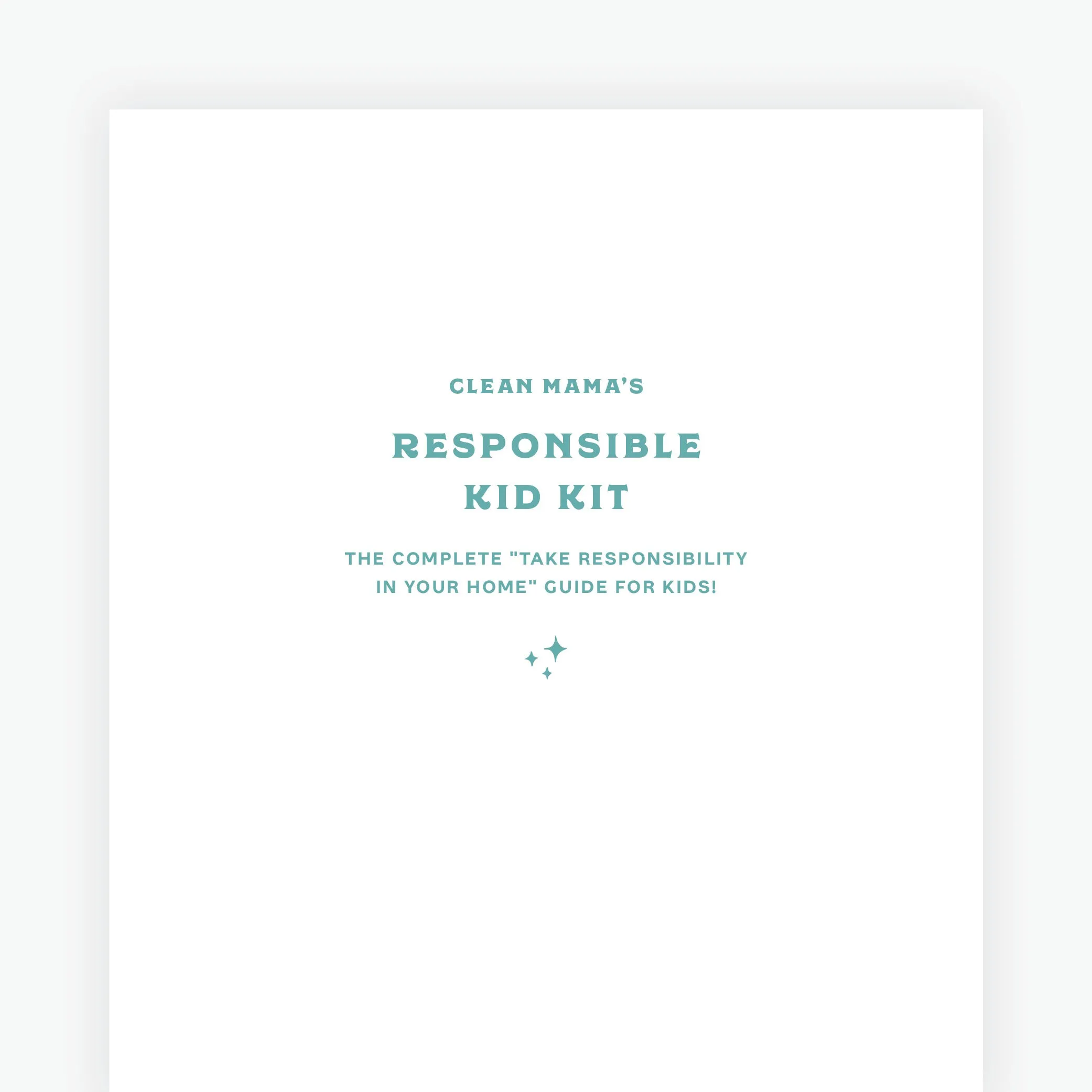 Responsible Kid Kit
