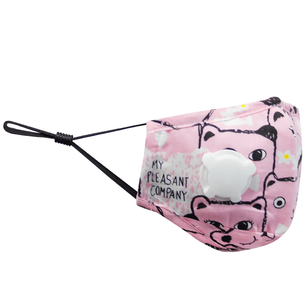 Reusable Kids Face Mask With Valve