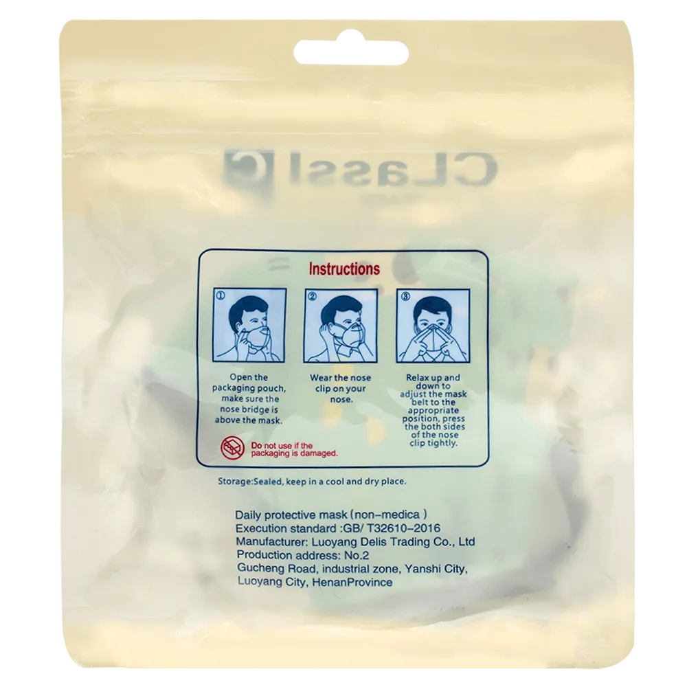 Reusable Kids Face Mask With Valve