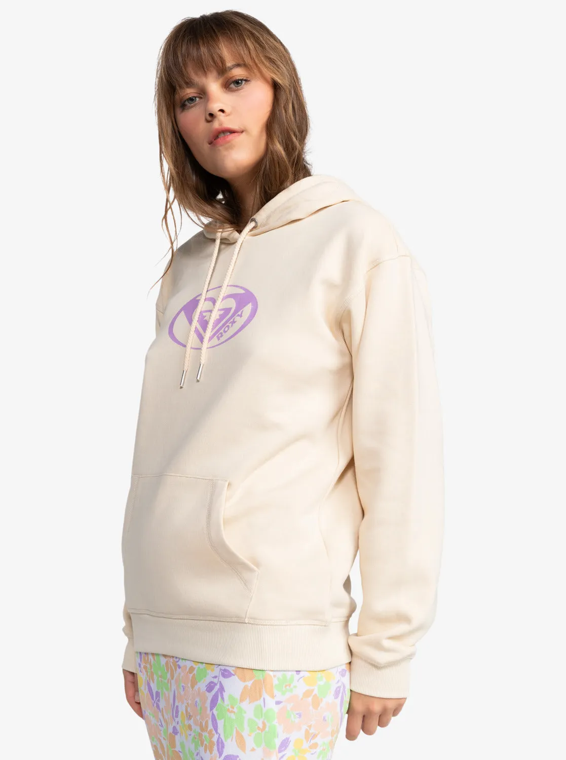 Roxy Surf Stoked Hoodie Brushed A - Tapioca