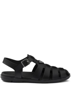 Rubber cage sandals