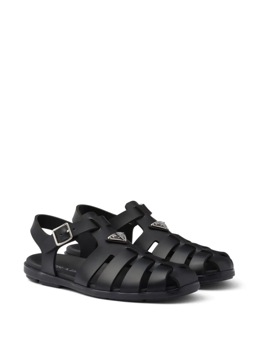 Rubber cage sandals