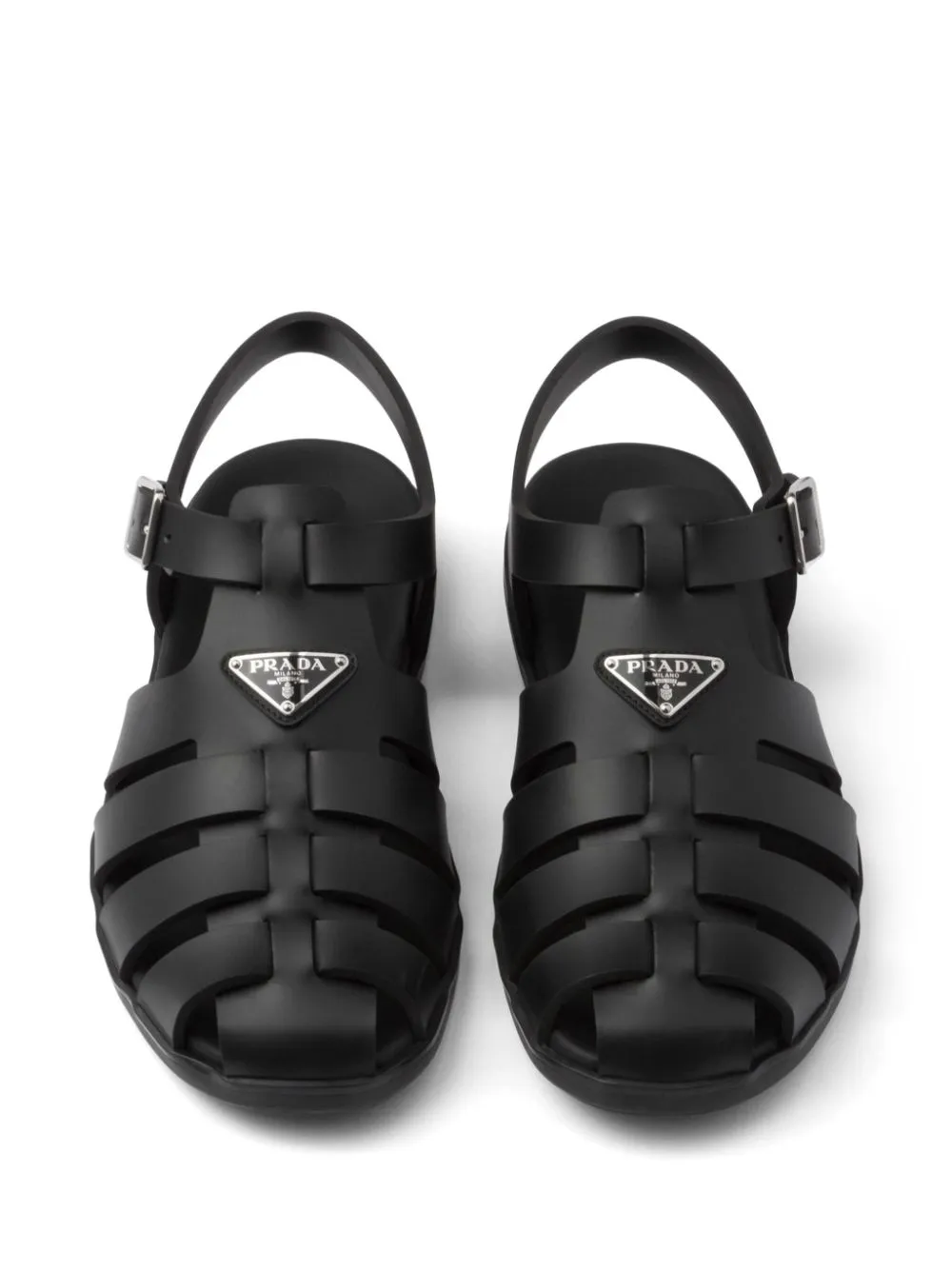 Rubber cage sandals