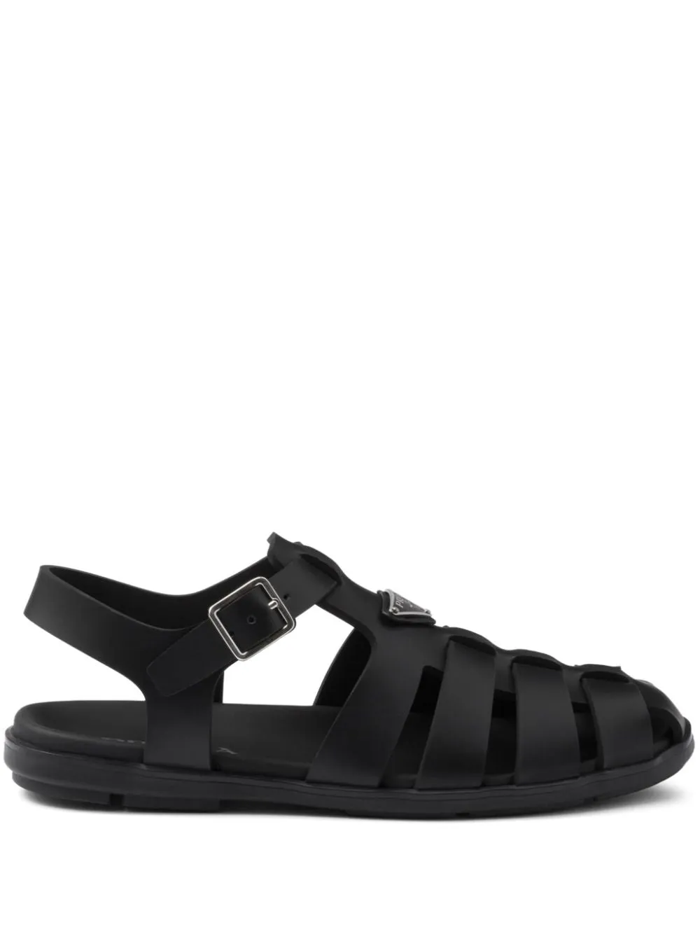 Rubber cage sandals