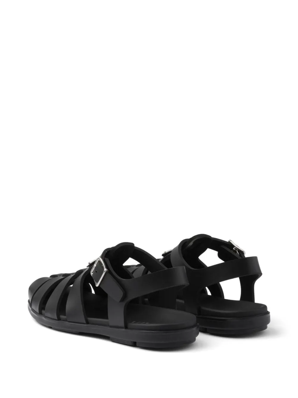 Rubber cage sandals