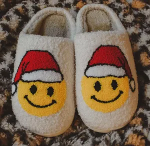 Santa Sherpa Slippers