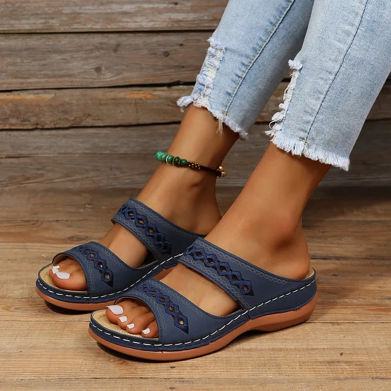 Saphira | Cozy Flat Sandals