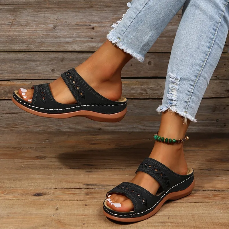 Saphira | Cozy Flat Sandals