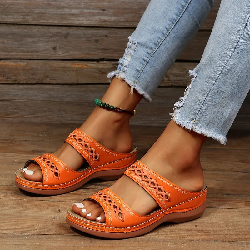 Saphira | Cozy Flat Sandals