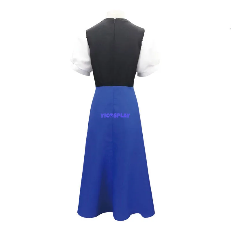 Sapphire Blue Maid Cosplay Costume