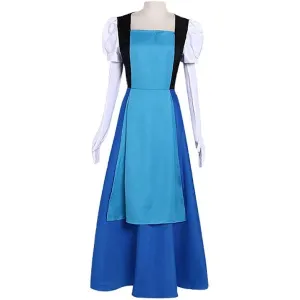 Sapphire Blue Maid Cosplay Costume