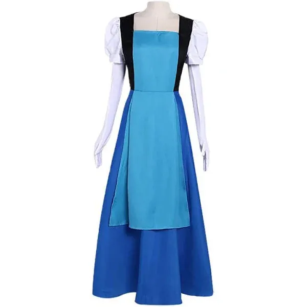 Sapphire Blue Maid Cosplay Costume