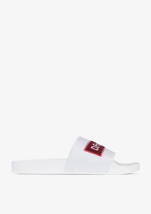 Sequins Slide White
