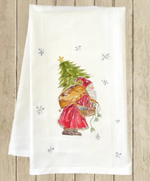 Snow Santa Cotton Cloth Towel