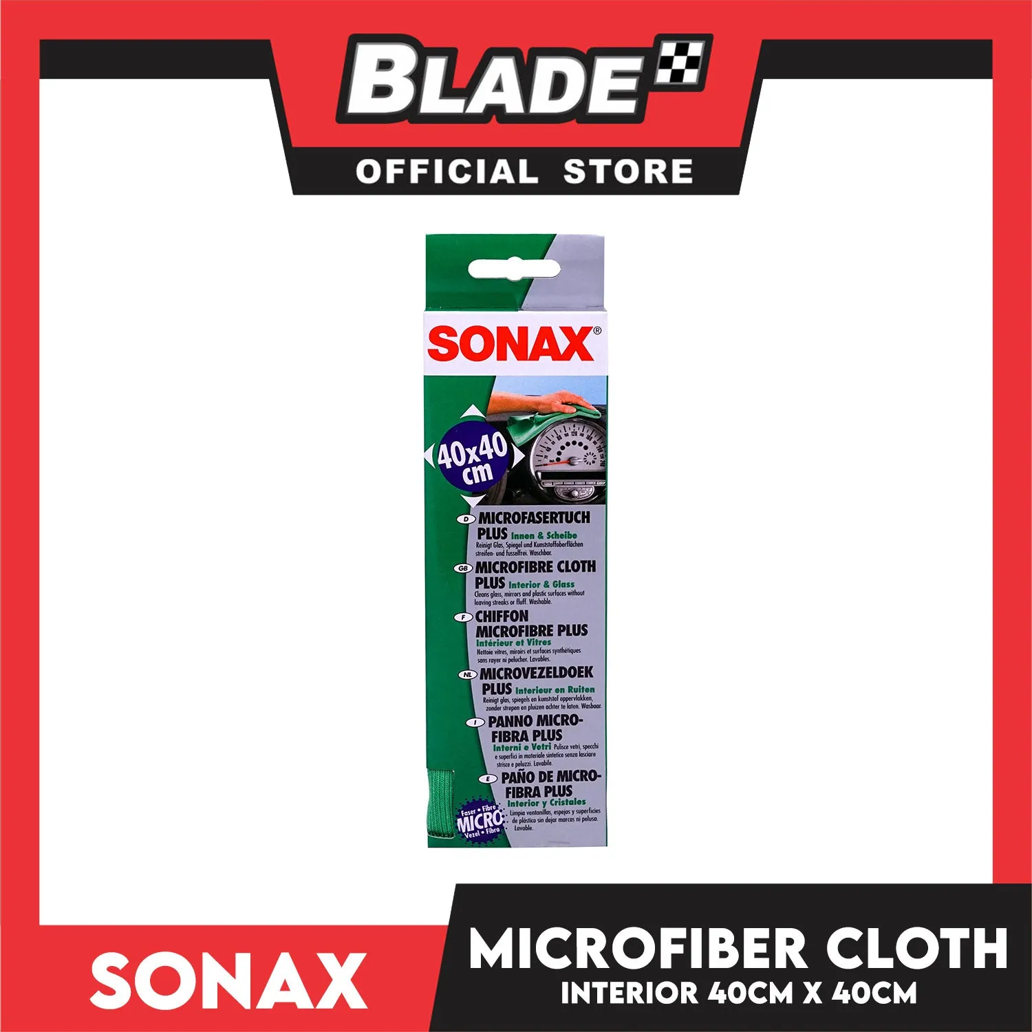 Sonax Microfiber Cloth Interior & Glass 40x40cm