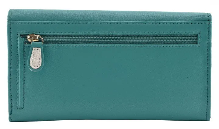 Sophia Matinee Purse Turquoise - Mala Leather