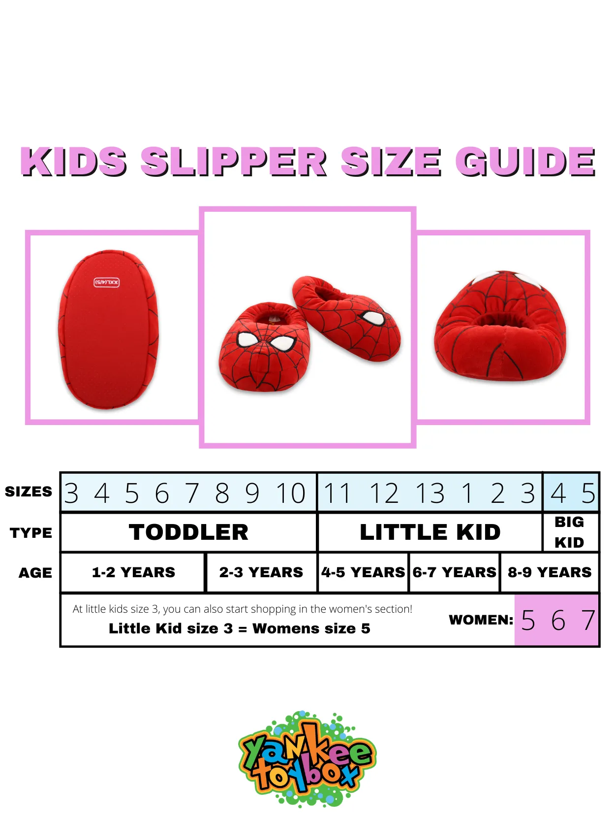 Spider-Man Plush Slippers Kids