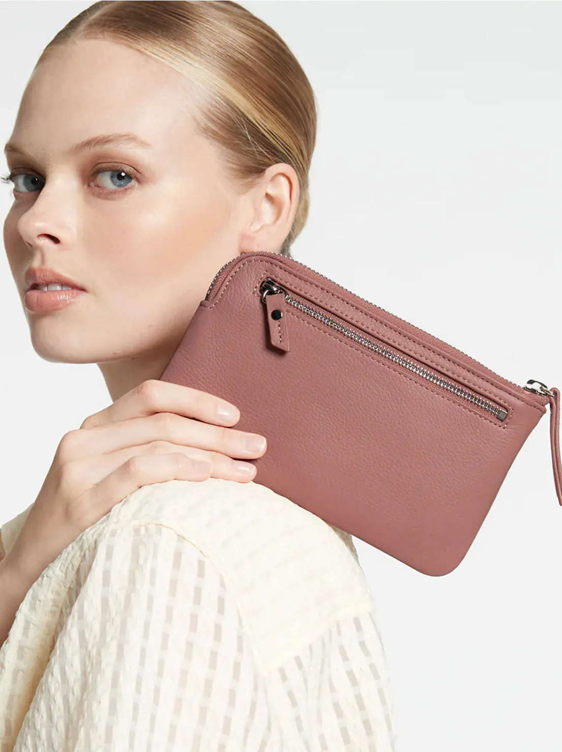Status Anxiety - Smoke And Mirrors Wallet - Dusty Rose