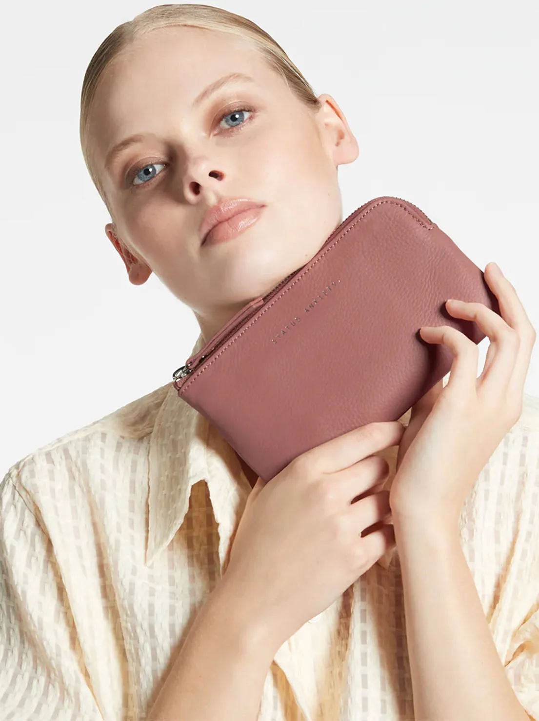 Status Anxiety - Smoke And Mirrors Wallet - Dusty Rose