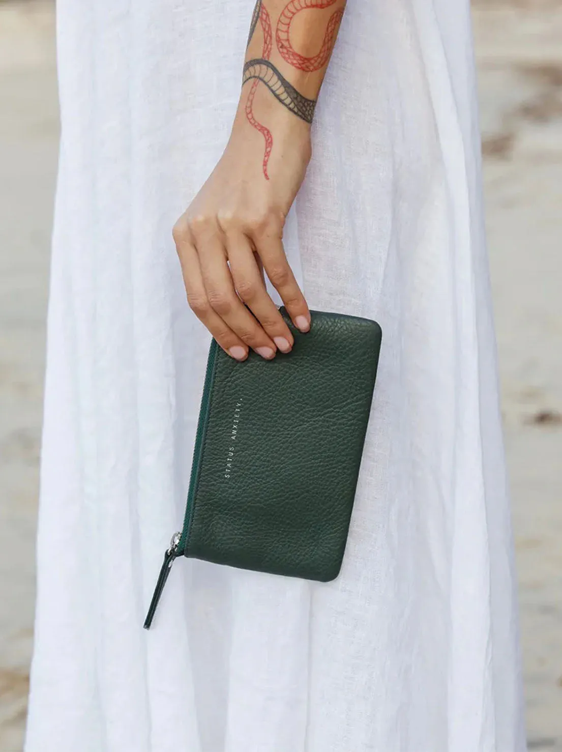 Status Anxiety - Smoke And Mirrors Wallet - Teal
