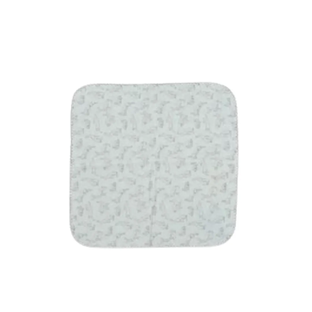 Stitched Bunnies Cotton Burp Cloth