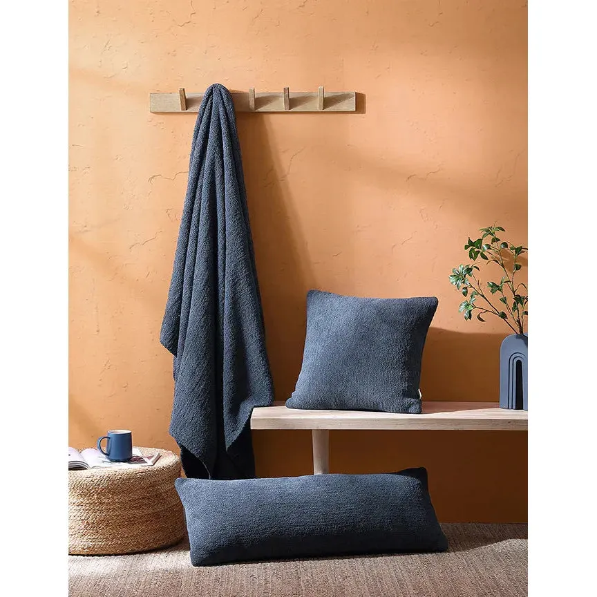 Sunday Citizen Midnight Blue Snug Throw Pillow 20x20