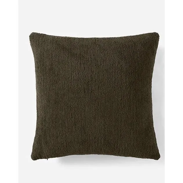 Sunday Citizen Mocha Snug Throw Pillow 20x20