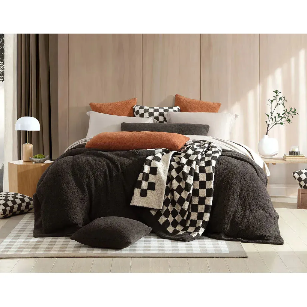 Sunday Citizen Mocha Snug Throw Pillow 20x20