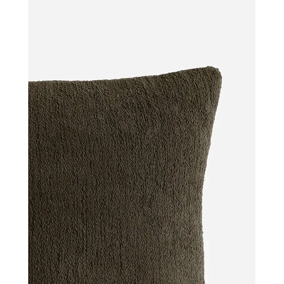 Sunday Citizen Mocha Snug Throw Pillow 20x20