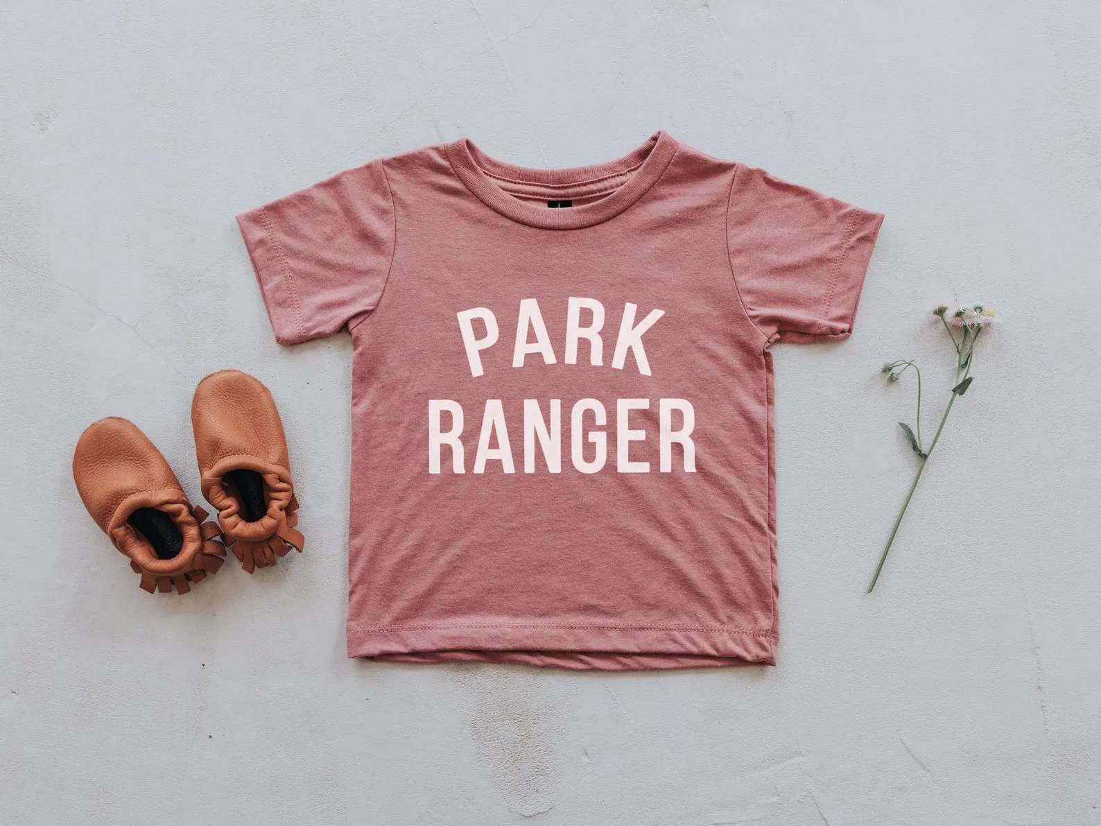 The Park Ranger T-shirt - Mauve - KIDS