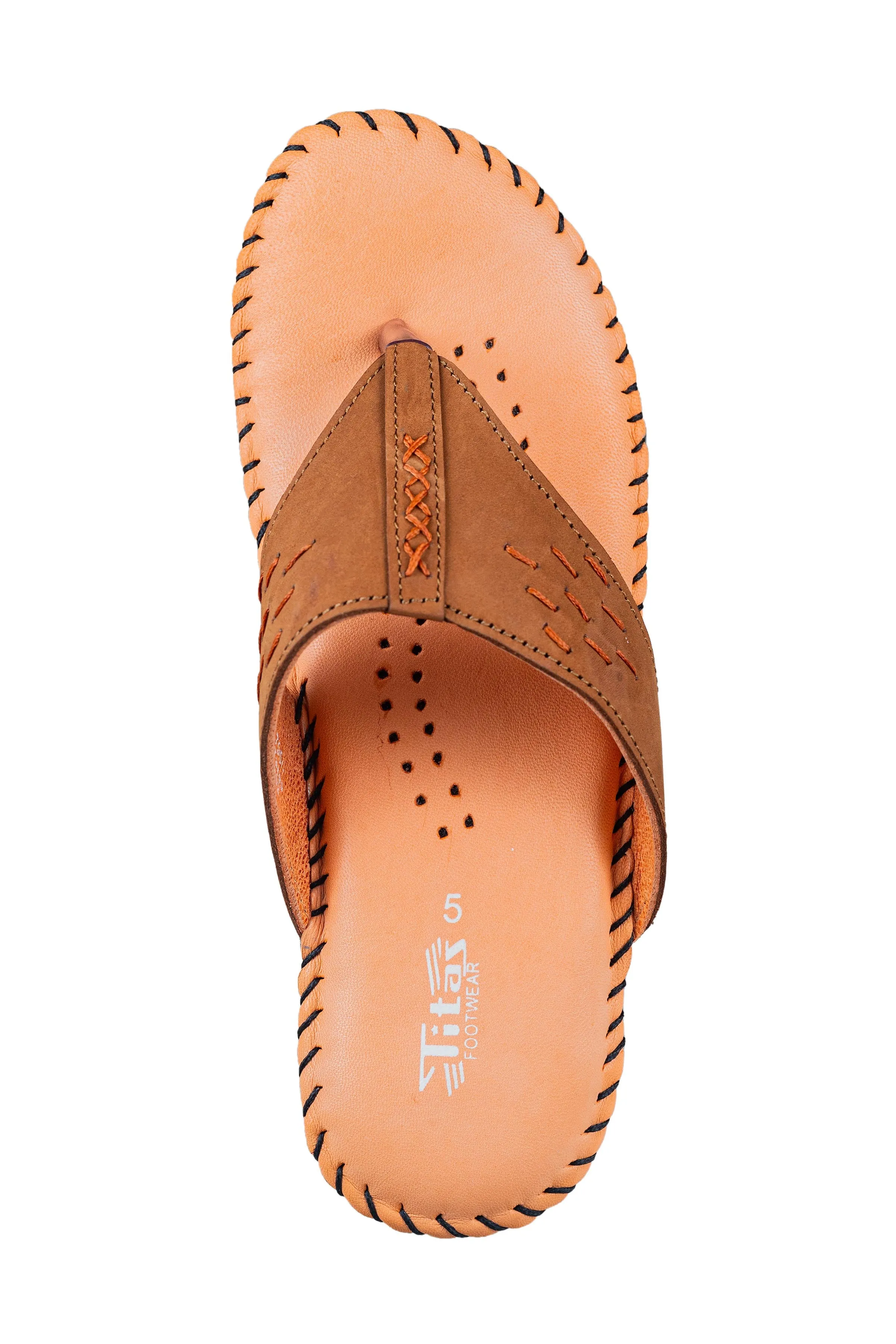 Titas Ladies Tan Chappal (Cs C 240832)