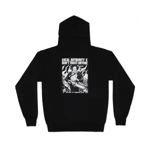 TWO FACE HOODED FLEECE