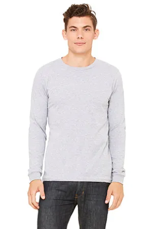 UNISEX JERSEY LONG SLEEVE TEE - Gray