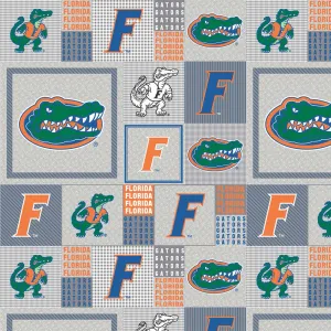 UNIVERSITY OF FLORIDA-Grey Box Fleece-100% Polyester-FL158
