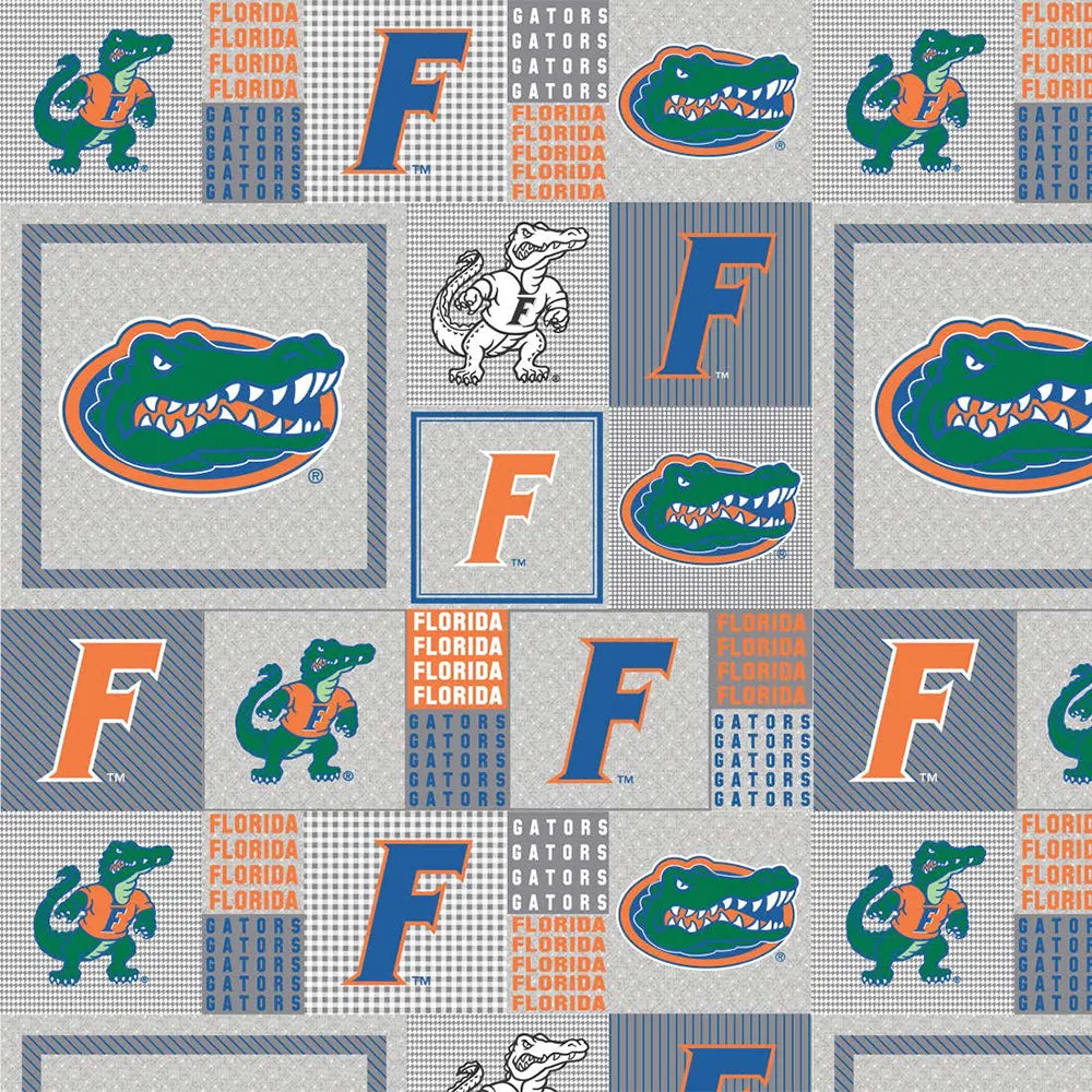 UNIVERSITY OF FLORIDA-Grey Box Fleece-100% Polyester-FL158
