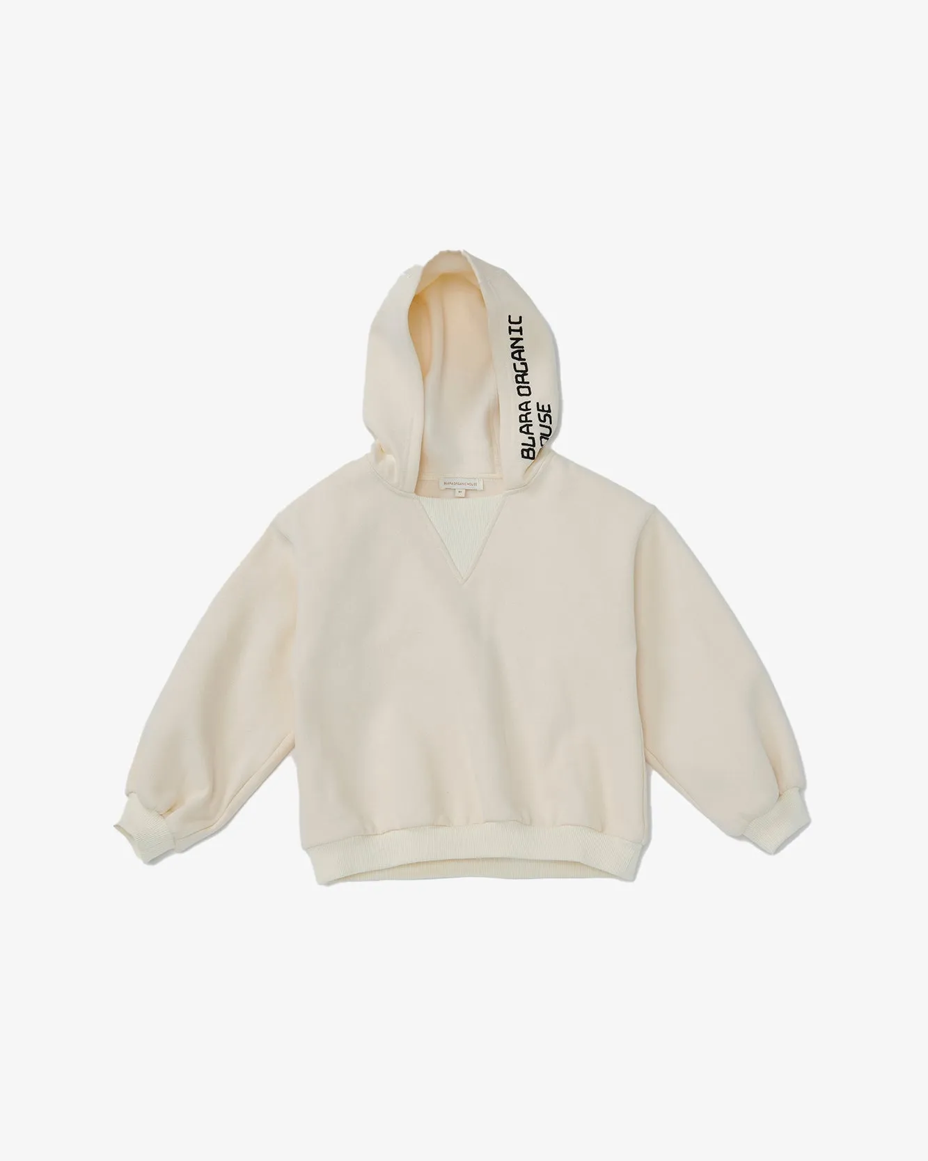 V-neck Balloon Hoodie