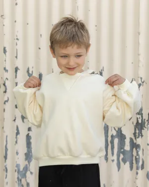 V-neck Balloon Hoodie