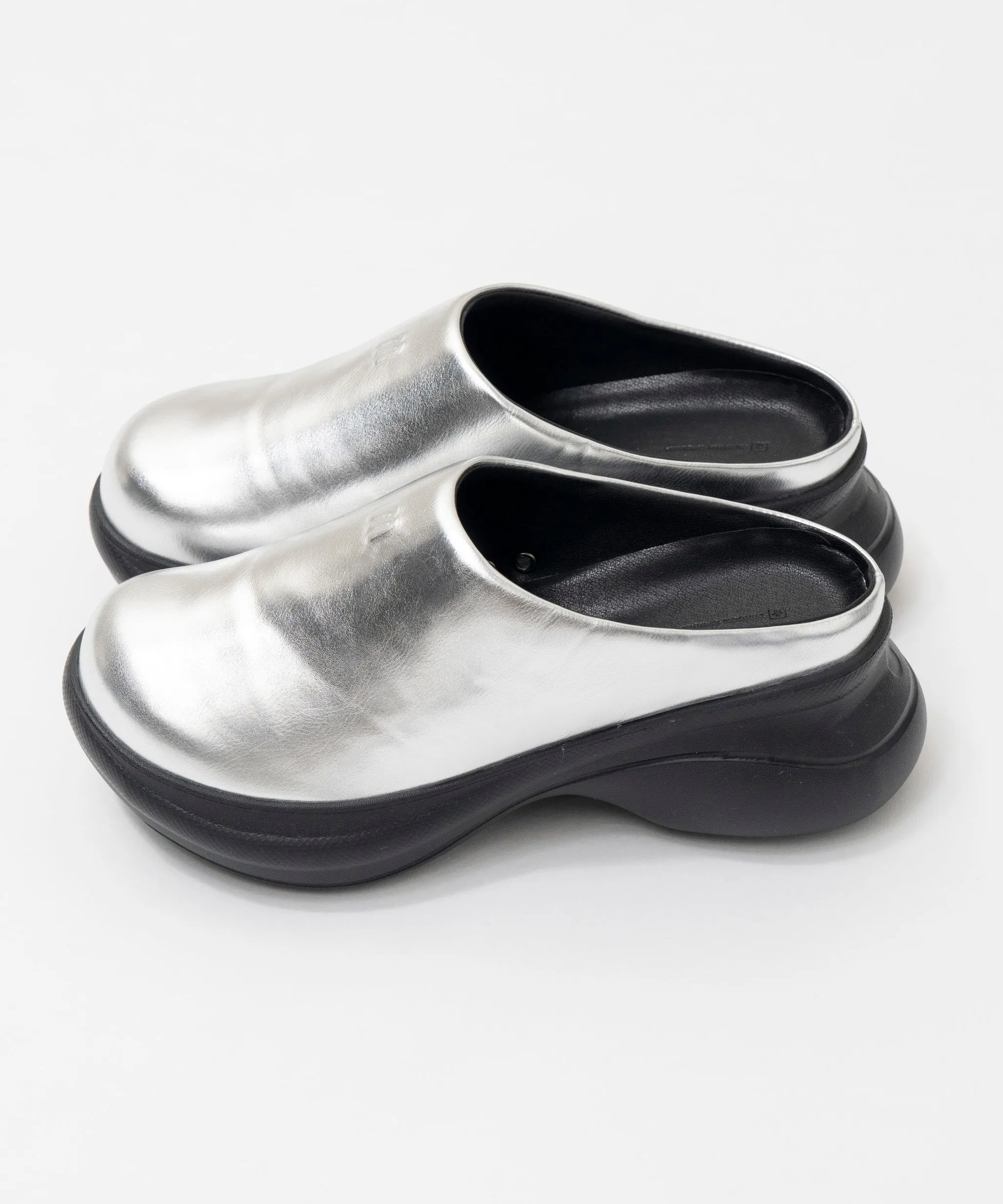 Vegan Leather Sabot Sandals