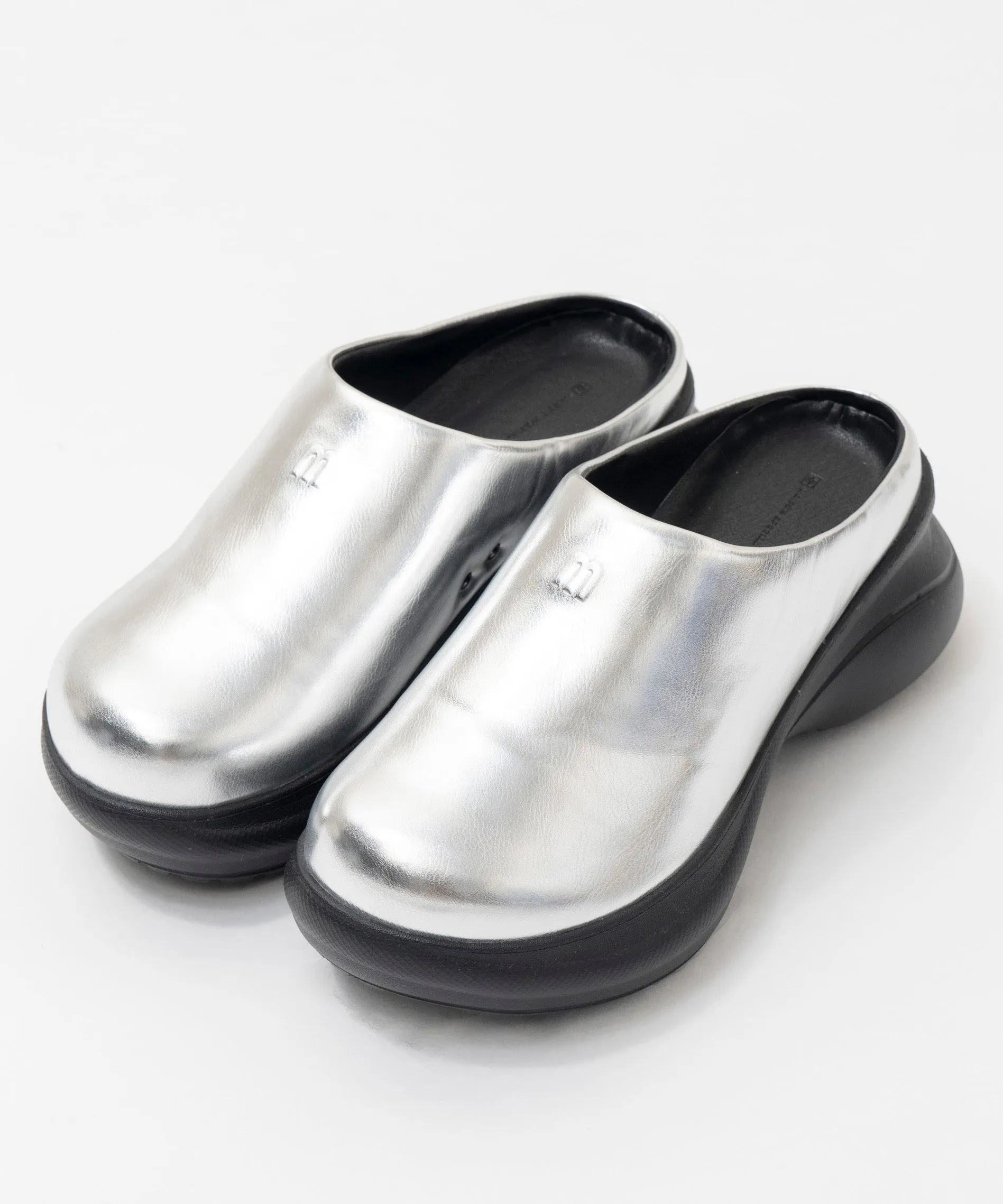 Vegan Leather Sabot Sandals