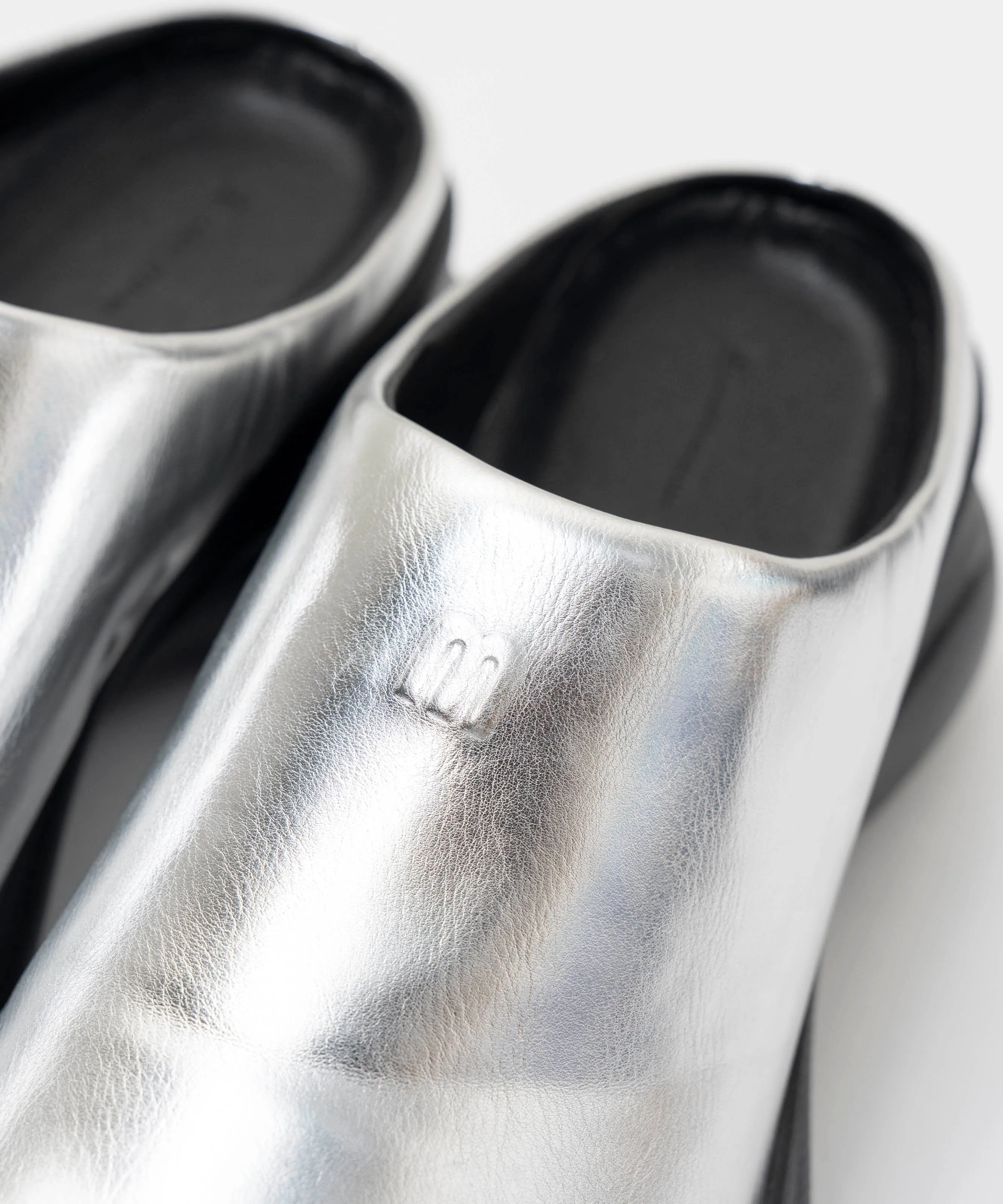 Vegan Leather Sabot Sandals