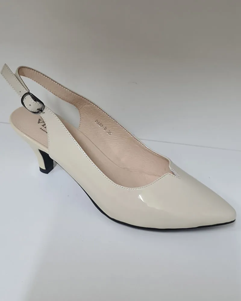 Via Nova Dara B Sling-back  Court Shoe Low Heel