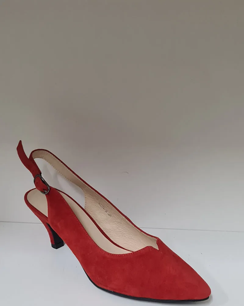 Via Nova Dara B Sling-back  Court Shoe Low Heel