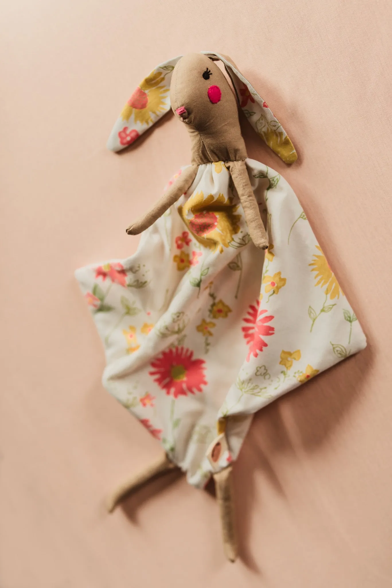 Vintage floral bunny Lovey doll *limited quantity available*